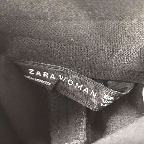 ザラ ZARA サイドスリットワイドスラックスパンツ サイドライン レディース JPN:S