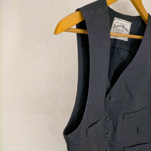 リアルマッコイズ REAL McCoyS DOUBLE DIAMOND PRINTED STRIPE VEST メンズ