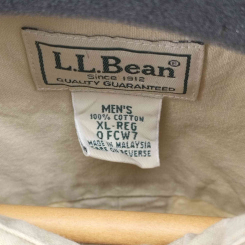 エルエルビーン L.L.Bean 90-00s フラップポケット コットンL/Sシャツ メンズ import:XL -REG