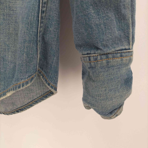 ラングラー Wrangler 刺繍入り スナップボタン デニム シャツ ジャケット レディース import:M
