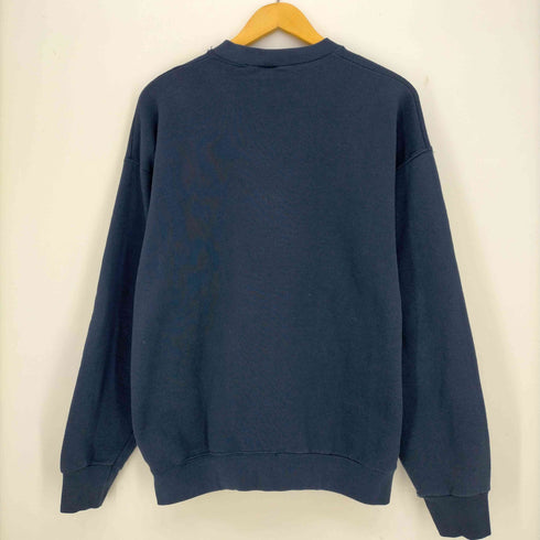 フルーツオブザルーム FRUIT OF THE LOOM 90s USA製 発泡プリント MICHIGAN クルーネックスウェット メンズ import:XL