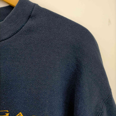 フルーツオブザルーム FRUIT OF THE LOOM 90s USA製 発泡プリント MICHIGAN クルーネックスウェット メンズ import:XL