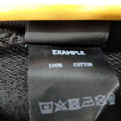 イグザンプル EXAMPLE GOD BLESS YOU 両面プリントプルオーバーパーカー メンズ JPN:XL