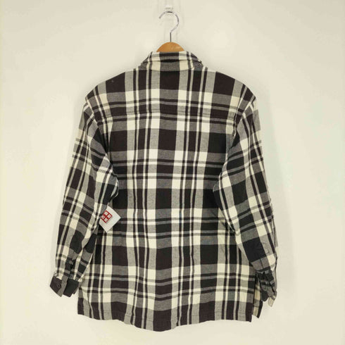 ジョーンズニューヨーク JONES NEW YORK ジップアップ コットンネルチェックシャツ メンズ import:M