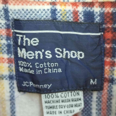 ジェーシーペニー JC Penney コットンネルチェックシャツ メンズ import:M
