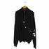 オーワイ OY SIDE ZIPPER POLA LOGO KNIT メンズ