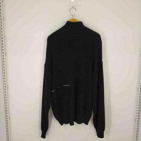 オーワイ OY SIDE ZIPPER POLA LOGO KNIT メンズ