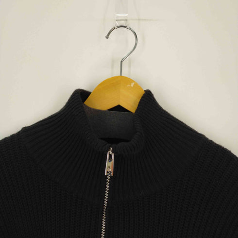 オーワイ OY SIDE ZIPPER POLA LOGO KNIT メンズ