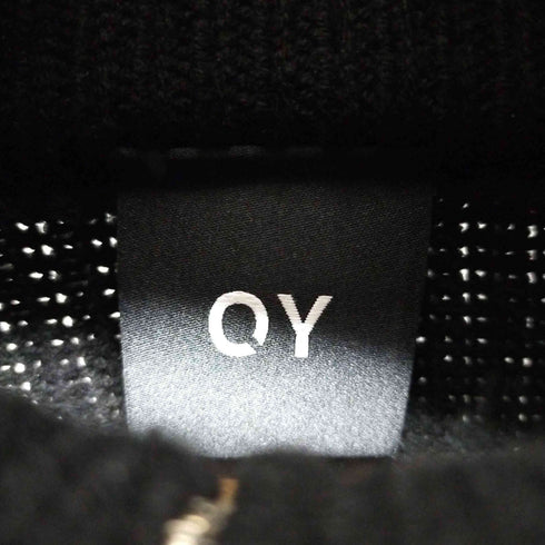 オーワイ OY SIDE ZIPPER POLA LOGO KNIT メンズ