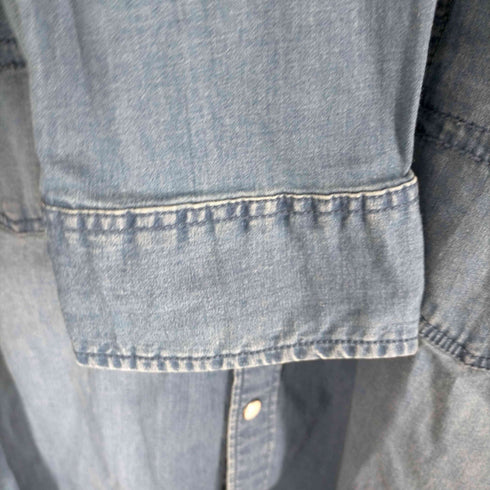 トミージーンズ tommy jeans スナップボタン デニムシャツ メンズ import:XXL
