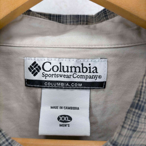コロンビア Columbia ビッグサイズチェックシャツ メンズ JPN:XXL