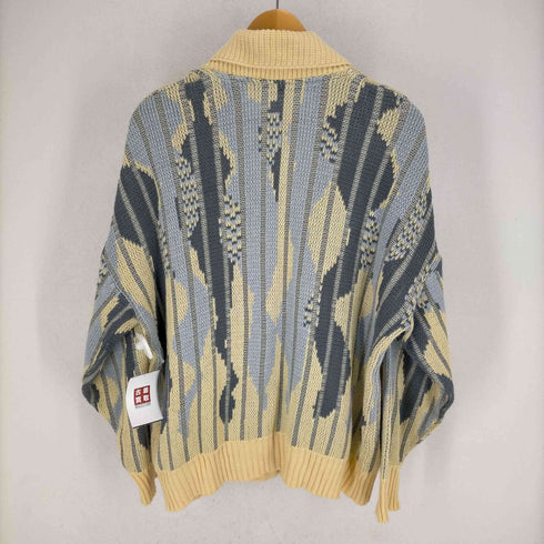 westbury ショールカラ―総柄ダブルボタンカーディガン メンズ M48/50
