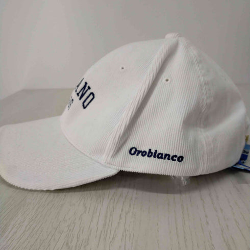 オロビアンコ Orobianco 刺繍6パネルコーデュロイキャップ メンズ
