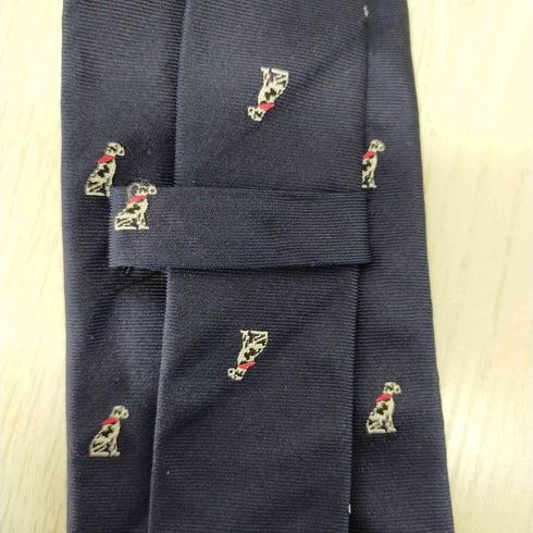 ポールスミス Paul Smith 犬柄シルクネクタイ メンズ