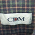 シーディーエム CDM グランパシャツ ユーロ プルオーバーチェックシャツ メンズ
