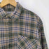 HANCO BAUMWOLLE 100% グランパシャツ プルオーバーチェックシャツ メンズ 41/42