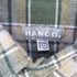 HANCO BAUMWOLLE 100% グランパシャツ プルオーバーチェックシャツ メンズ 41/42