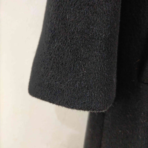 8ON8 knitted collar black wool coat メンズ import:M