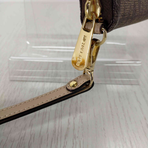 マイケルコース Michael Kors ゴールドプレートモノグラムロングウォレット レディース