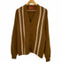 シアーズ Sears 60-70s KINGS ROAD ストライプアクリルカーディガン メンズ import:XL