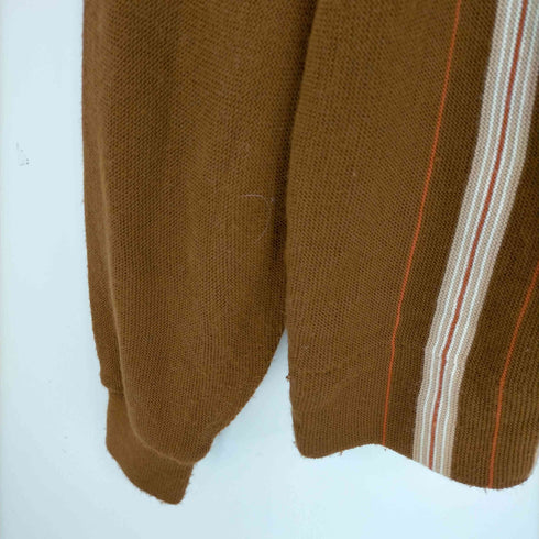 シアーズ Sears 60-70s KINGS ROAD ストライプアクリルカーディガン メンズ import:XL