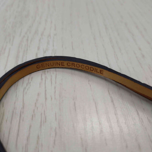 TIBERIO FERRETTI ワニ革 クロコダイルチョーカー レディース