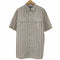 コロンビア Columbia 90-00s シアサッカー半袖シャツ メンズ import:L