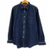 トミーヒルフィガー TOMMY HILFIGER 90-00s 刺繍 シャモアクロス エルボーパッチ シャツ メンズ import:L
