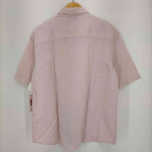 バナナリパブリック BANANA REPUBLIC バングラデシュ製 OVERSIZED FIT コットンリネン半袖シャツ メンズ import:M