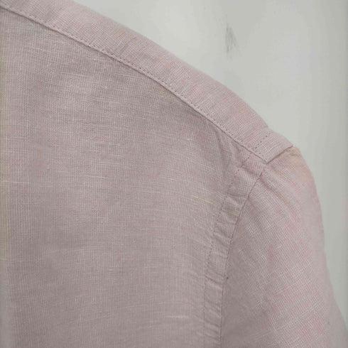 バナナリパブリック BANANA REPUBLIC バングラデシュ製 OVERSIZED FIT コットンリネン半袖シャツ メンズ import:M