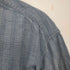ドッカーズ DOCKERS 90-00s INDIGO ロゴ刺繍 バンドカラーチェックシャツ メンズ import:M