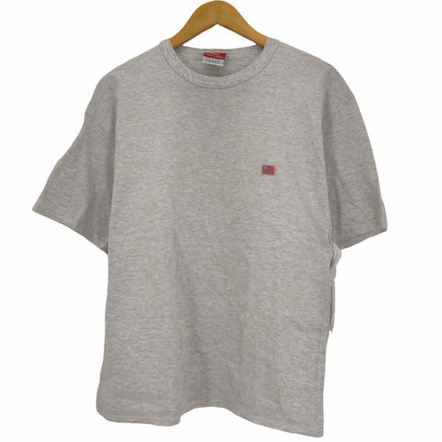 チャンピオン Champion 00s AUTHENTIC ATHLETIC APPAREL 星条旗刺繍 クルーネック半袖Tシャツ メンズ import:M