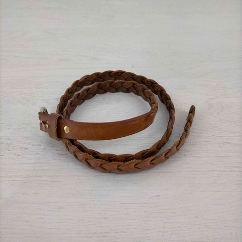 ギャップ Gap レザー編み込みベルト メンズ XS