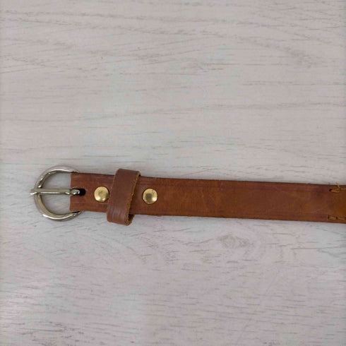 ギャップ Gap レザー編み込みベルト メンズ XS