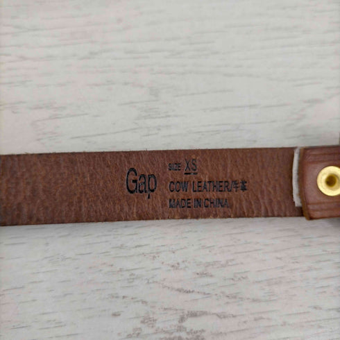 ギャップ Gap レザー編み込みベルト メンズ XS