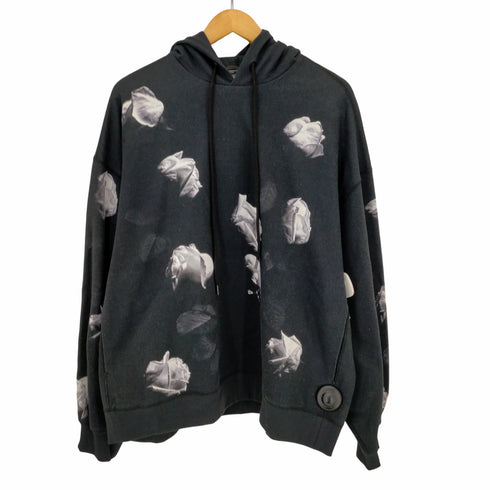 ラッドミュージシャン LAD MUSICIAN 18AW LOOP BACK CLOTH INKJET ROSE PHOTO PARKA メンズ