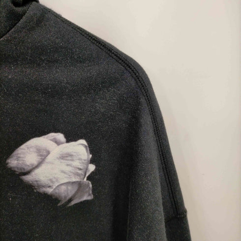 ラッドミュージシャン LAD MUSICIAN 18AW LOOP BACK CLOTH INKJET ROSE PHOTO PARKA メンズ