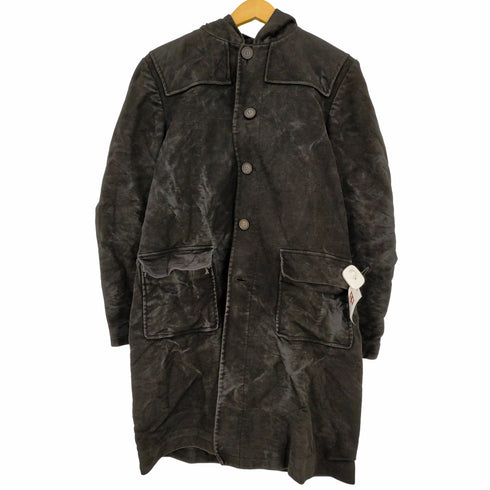 アーペーセー A.P.C. フランス製 シャモアクロス フーデットコート メンズ JPN:2