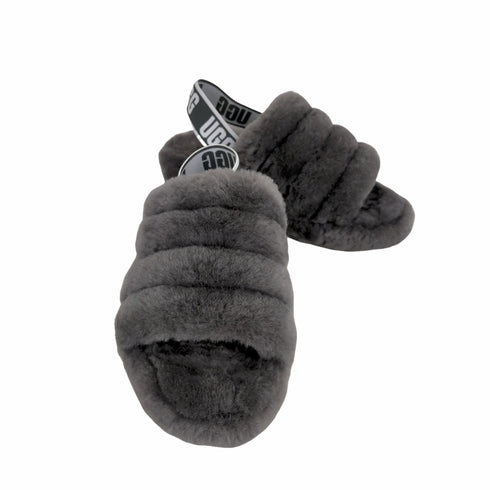 アグ UGG FLUFF YEAR SLIDE フラッフイヤースライド ファーサンダル レディース JPN:23