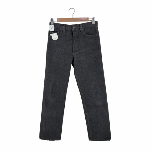 リーバイス Levis USA製 ボタン裏524刻印 501 先染め ブラックデニム メンズ 30inch
