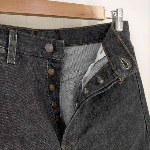 リーバイス Levis USA製 ボタン裏524刻印 501 先染め ブラックデニム メンズ 30inch