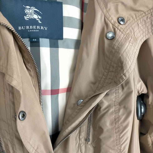 バーバリーロンドン BURBERRY LONDON ノバチェック ライナー付き シングルコート レディース 44