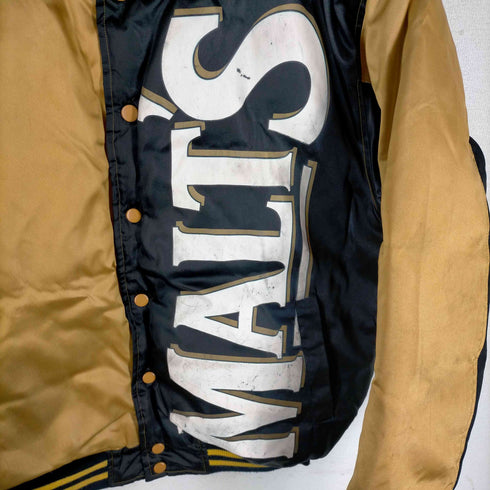 MALT'S 企業ロゴ リバーシブル ダウンバーシティジャケット スタジャン メンズ