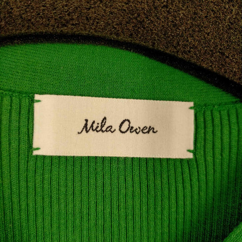 ミラオーウェン Mila Owen Vネックリブニットカーディガン レディース JPN:0