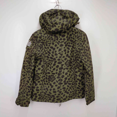 ヒステリックグラマー HYSTERIC GLAMOUR 袖ワッペン レオパードマウンテンパーカー メンズ FREE