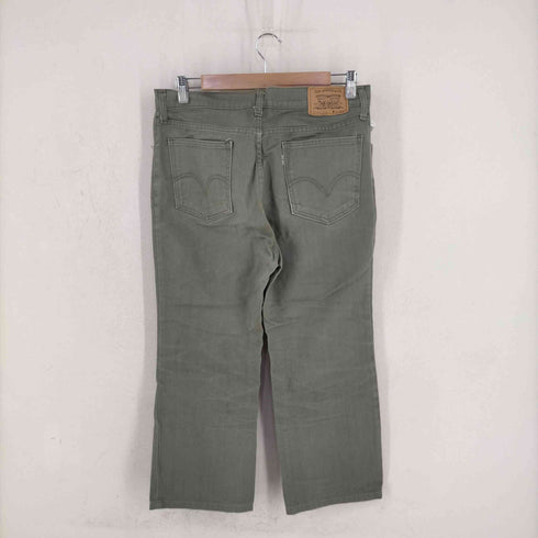 リーバイス Levis 80S 日本製 ボタン裏J22 白タブ 518 後染め デニムパンツ メンズ W34×32