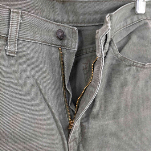 リーバイス Levis 80S 日本製 ボタン裏J22 白タブ 518 後染め デニムパンツ メンズ W34×32