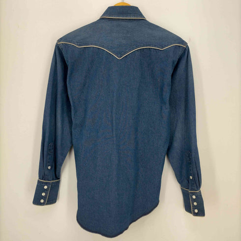 ラングラー Wrangler パイピング デニム ウエスタンシャツ レディース import:XS