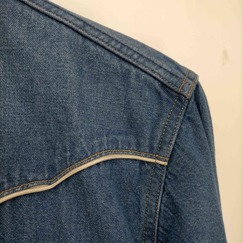 ラングラー Wrangler パイピング デニム ウエスタンシャツ レディース import:XS