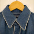 ラングラー Wrangler パイピング デニム ウエスタンシャツ レディース import:XS